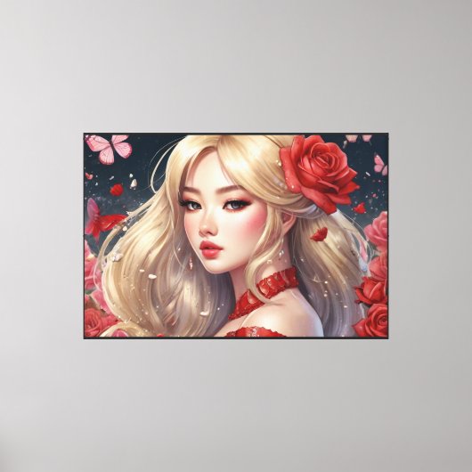 Impression sur toile étirée d'anime (Recto)