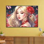 Impression sur toile étirée d'anime (Insitu(Salon))