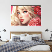 Impression sur toile étirée d'anime (Insitu(Chambre))