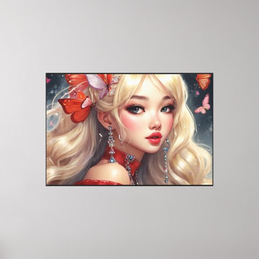 Impression sur toile étirée d'anime (Recto)
