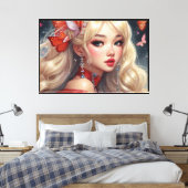 Impression sur toile étirée d'anime (Insitu(Chambre))