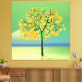 Impression sur toile étirée d'arbre d'automne au c (Insitu(Salon))