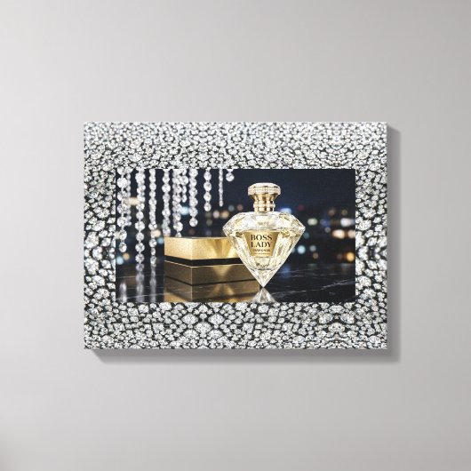 Impression sur toile étirée de Boss Lady (Recto)