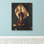 Impression sur toile étirée de Dutch Master Music (Insitu (Plancher de Bois))