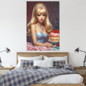 Impression sur toile étirée de gâteau d'anniversai (Insitu(Chambre))