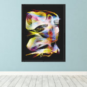Impression sur toile étirée de grenouille (Insitu (Plancher de Bois))