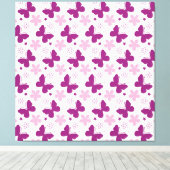 Impression sur toile étirée de papillons (Insitu (Plancher de Bois))
