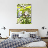 Impression sur toile étirée de pêcher (Insitu(Chambre))