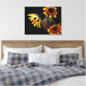 Impression sur toile étirée de tournesol (Insitu(Chambre))