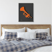 Impression sur toile étirée de trompette (Insitu(Chambre))