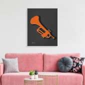 Impression sur toile étirée de trompette (Insitu(Salon))