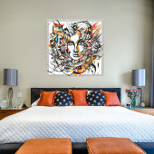 Impression sur toile étirée d'élégance Abstraite