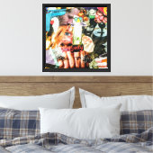 Impression sur toile étirée d'image d'art abstrait (Insitu(Chambre))
