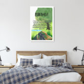 Impression sur toile étirée Euthymia (Insitu(Chambre))