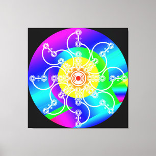 Impression sur toile étirée Flower Sunshine