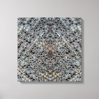 Impression sur toile étirée Ice Metal Fire III