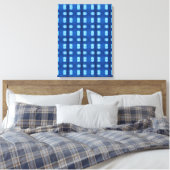 Impression sur toile étirée Interlace II (Insitu(Chambre))