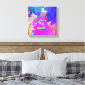 Impression sur toile étirée Roses perdues (Insitu(Chambre))