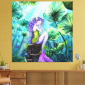 Impression sur toile Fantaisie Sirène (Insitu(Salon))