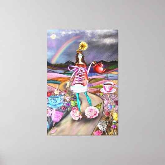 Impression sur toile Fantasy Coffee Time (Recto)