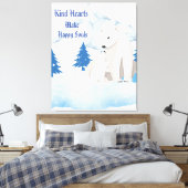 Impression sur toile Faune Arctique Ours Polaire e (Insitu(Chambre))