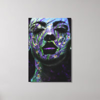 Impression sur toile Femme Parfum de Lavande