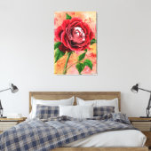 Impression sur toile Femme Rose (Insitu(Chambre))