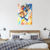 Impression sur toile Feuilles d'automne - Peinture (Insitu(Chambre))