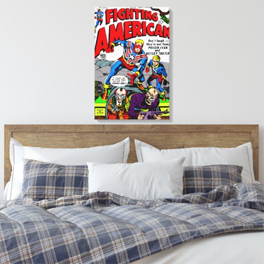 Impression sur toile Fighting American (Insitu(Chambre))