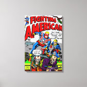 Impression sur toile Fighting American (Recto)