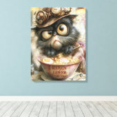Impression sur toile fine art grande format de cha (Insitu (Plancher de Bois))