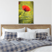 Impression sur toile - Fleur de pavot unique en fl (Insitu(Chambre))