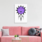 Impression sur toile Fleur Méchante Kawaii Goth Ha (Insitu(Salon))