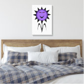Impression sur toile Fleur Méchante Kawaii Goth Ha (Insitu(Chambre))