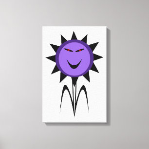 Impression sur toile Fleur Méchante Kawaii Goth Ha