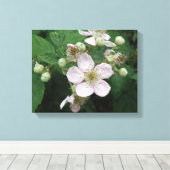 Impression sur toile Fleurs de mûrier (Insitu (Plancher de Bois))