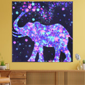 Impression sur toile Fleurs d'Éléphant Joie de Pri (Insitu(Salon))