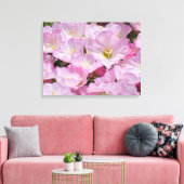 Impression sur toile - Fleurs roses (Insitu(Salon))