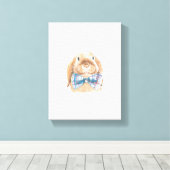 Impression sur toile - Floppy le lapin (Insitu (Plancher de Bois))
