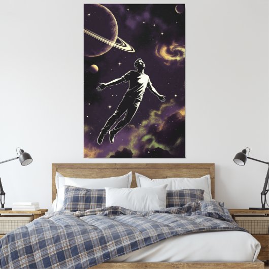 Impression sur toile Flying For Photons (Insitu(Chambre))