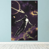 Impression sur toile Flying For Photons (Insitu (Plancher de Bois))