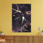 Impression sur toile Flying For Photons (Insitu(Salon))