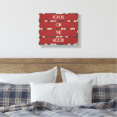 Impression sur toile Focus On The Good (Insitu(Chambre))