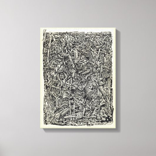 Impression sur toile fragmentée (Recto)