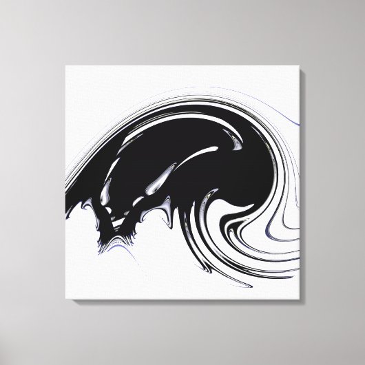 Impression sur toile fragmentée hors de contrôle (Recto)