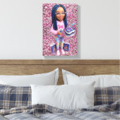 Impression sur toile Glam Doll (Insitu(Chambre))