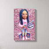 Impression sur toile Glam Doll (Recto)