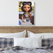 Impression sur toile Glam Doll (Insitu(Chambre))