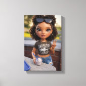 Impression sur toile Glam Doll (Recto)