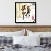 Impression sur toile Gnu Age Hipsters drôle de Ric (Insitu(Chambre))